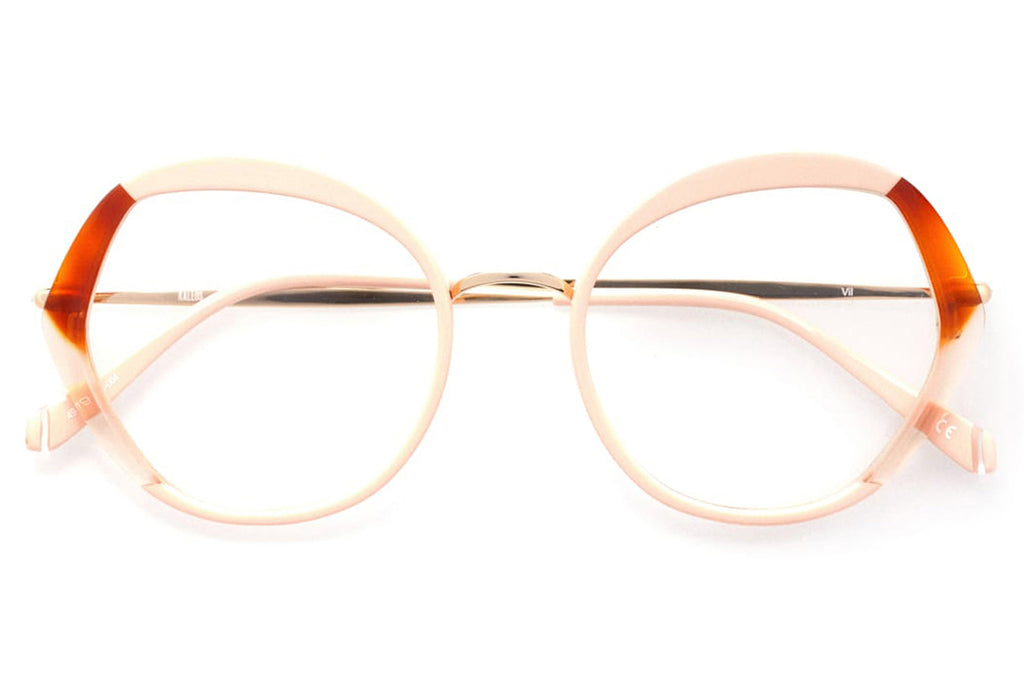 Kaleos Eyehunters - Vil Eyeglasses Pink/Caramel/Transparent Pink