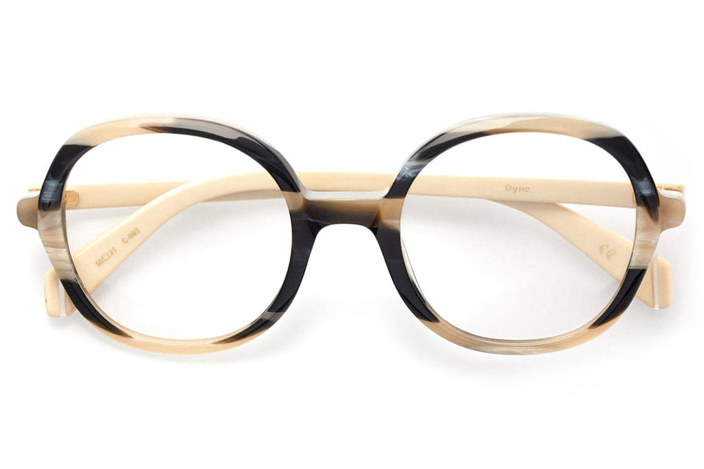Kaleos Eyehunters - Dyne Eyeglasses Havana Horn