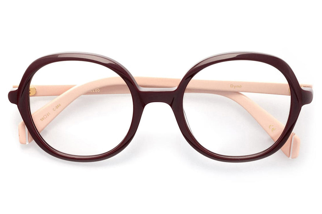 Kaleos Eyehunters - Dyne Eyeglasses Dark Garnet