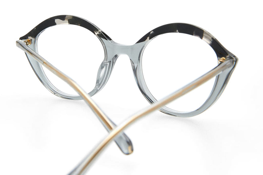 Kaleos Eyehunters - Spencer Eyeglasses Black Tortoise/Transparent Grey