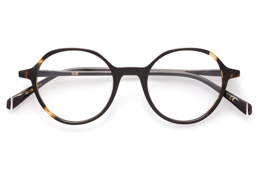 Kaleos Eyehunters - Varela Eyeglasses Matte Black/Brown Tortoise