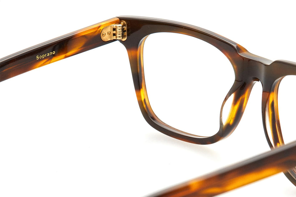 Kaleos Eyehunters - Soprano Eyeglasses Dark Brown Tortoise