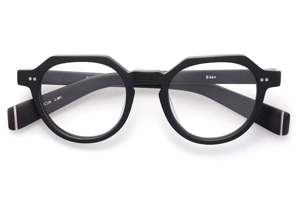 Kaleos Eyehunters - Eden Eyeglasses Matt Black