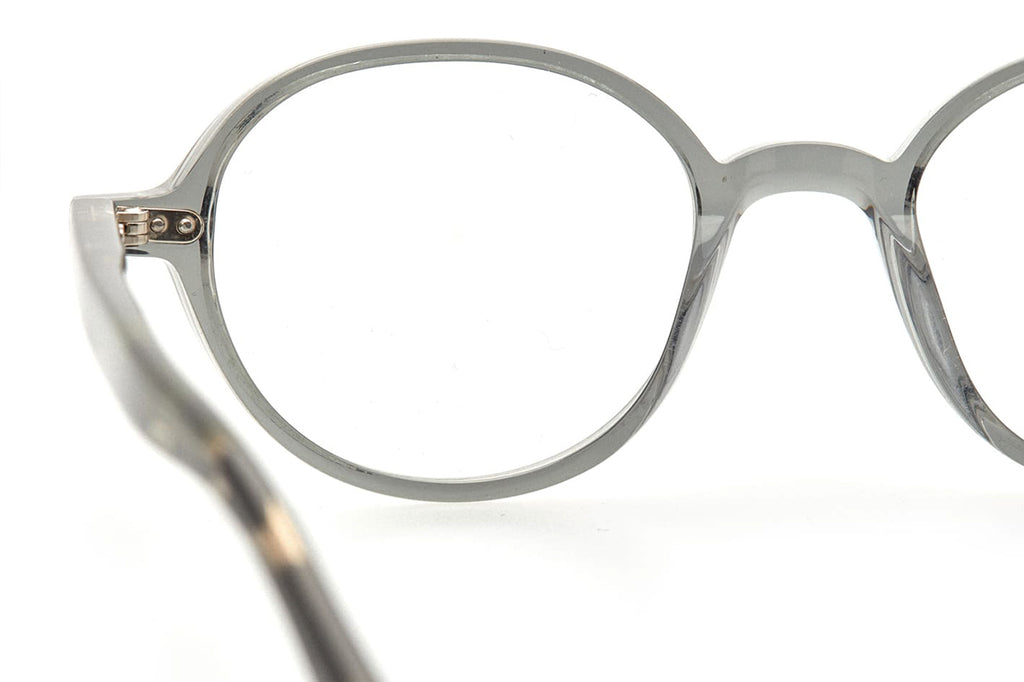 Kaleos Eyehunters - Rogers Eyeglasses Transparent Grey/Black Tortoise