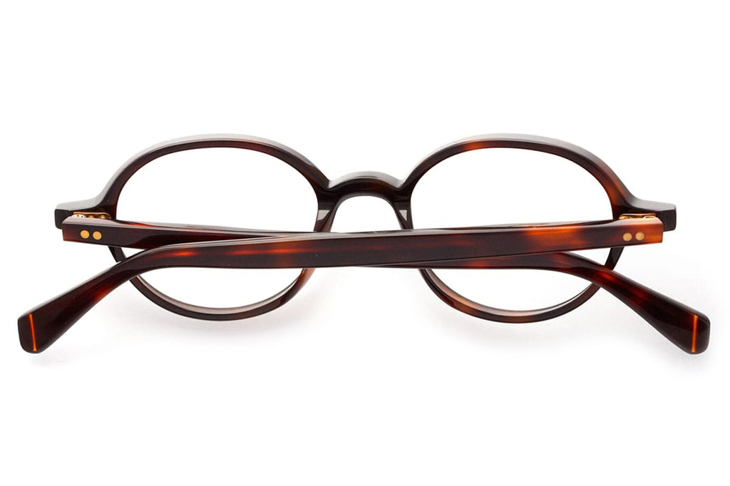 Kaleos Eyehunters - Rogers Eyeglasses Green/Dark Brown Tortoise