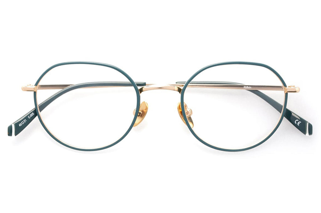 Kaleos Eyehunters - Rifkin Eyeglasses Blue Green