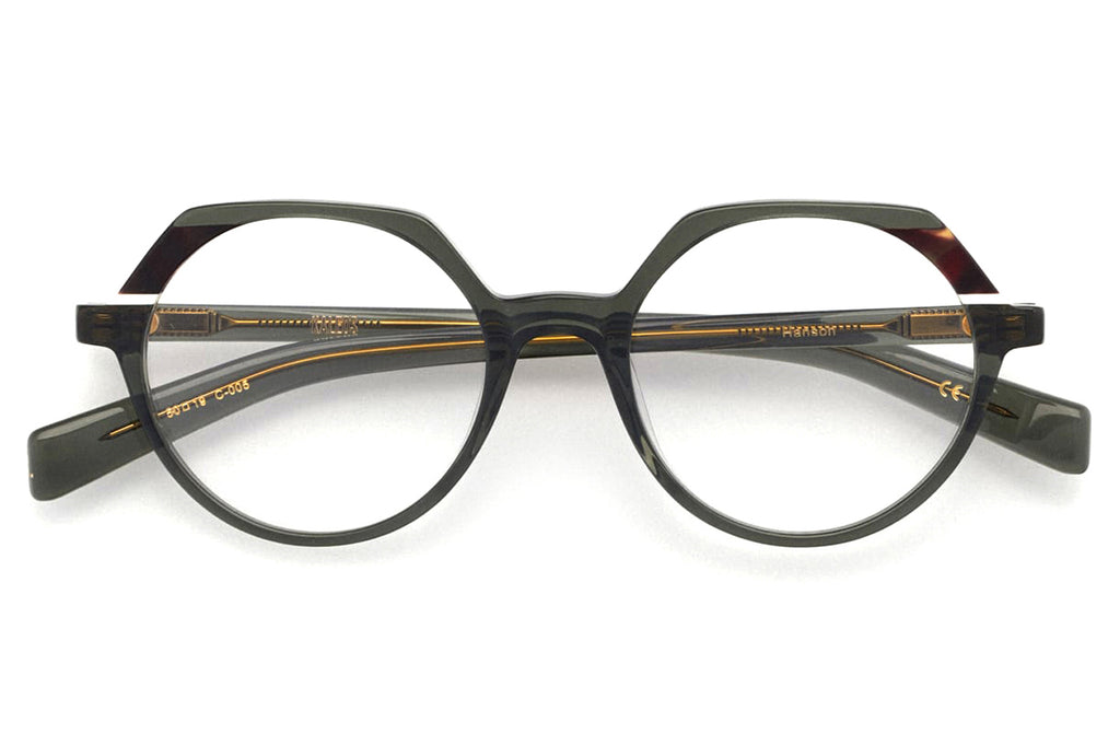 Kaleos Eyehunters - Hanson Eyeglasses Transparent Grey