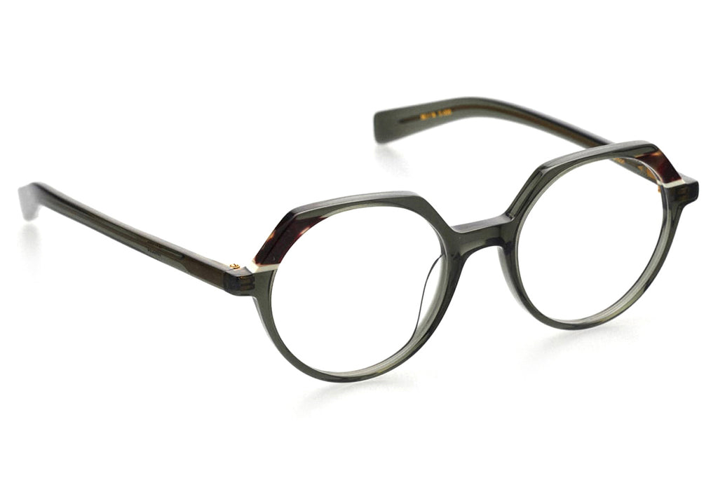 Kaleos Eyehunters - Hanson Eyeglasses Transparent Grey