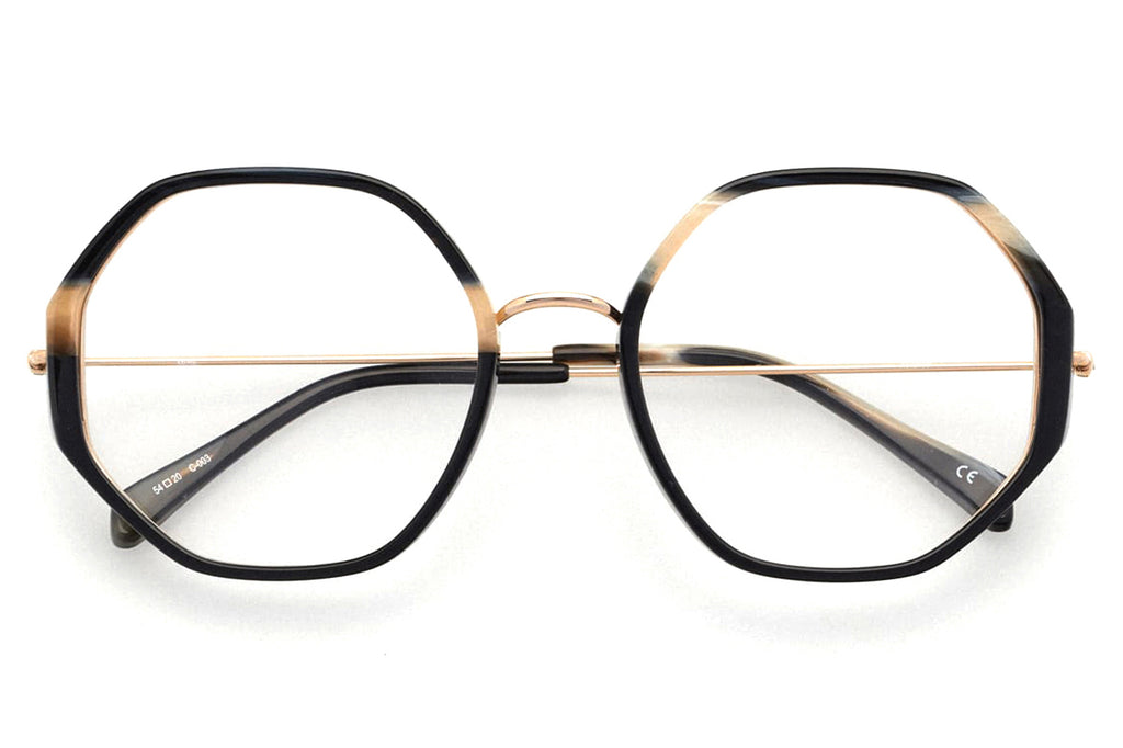 Kaleos Eyehunters - Hollander Eyeglasses Black/Havana Horn