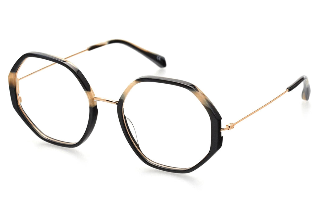 Kaleos Eyehunters - Hollander Eyeglasses Black/Havana Horn