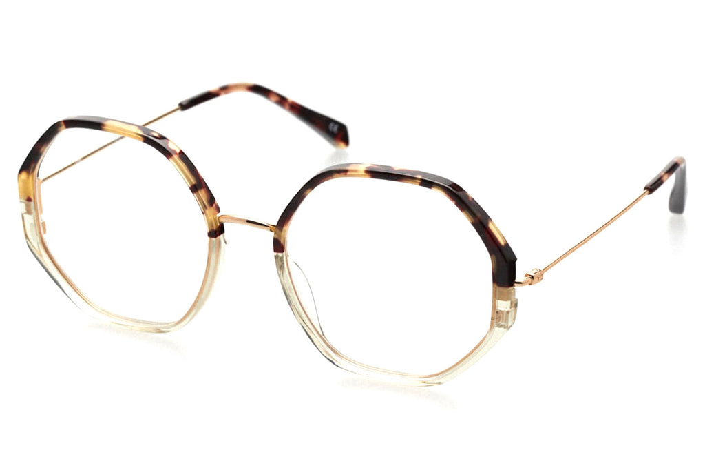 Kaleos Eyehunters - Hollander Eyeglasses Brown Tortoise/Crystal