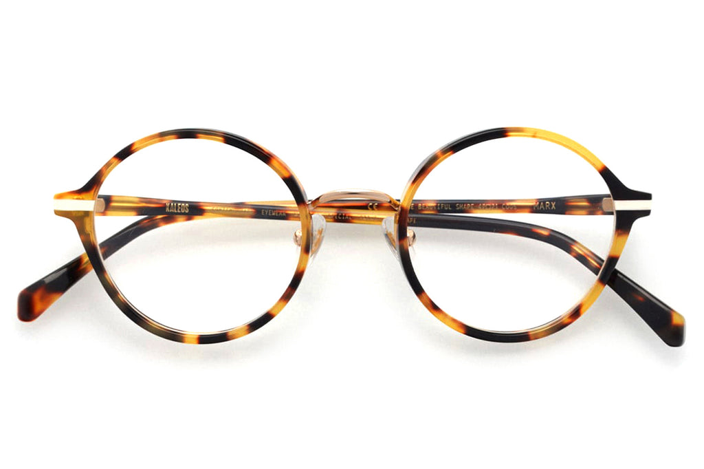 Kaleos Eyehunters - Marx Eyeglasses Light Brown Tortoise