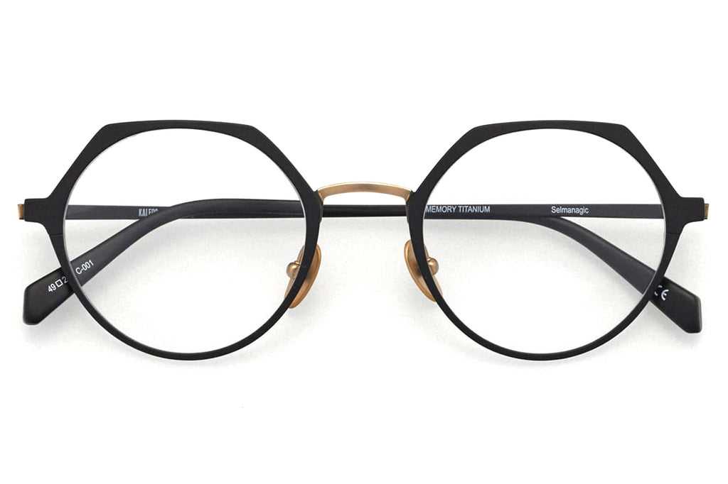 Kaleos Eyehunters - Selmanagic Eyeglasses Black/Gold