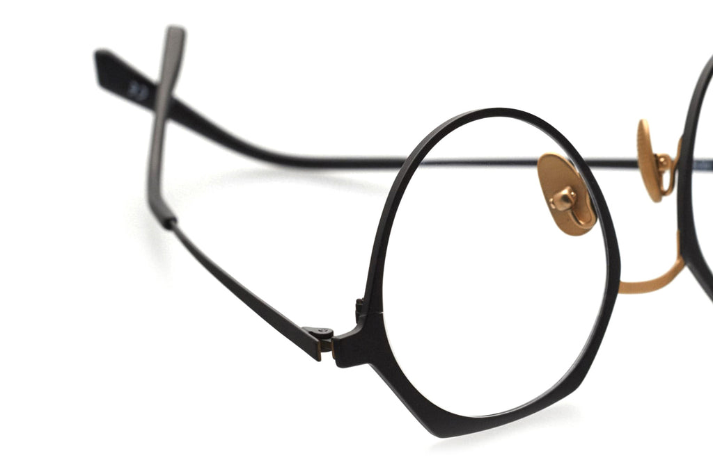 Kaleos Eyehunters - Selmanagic Eyeglasses Black/Gold