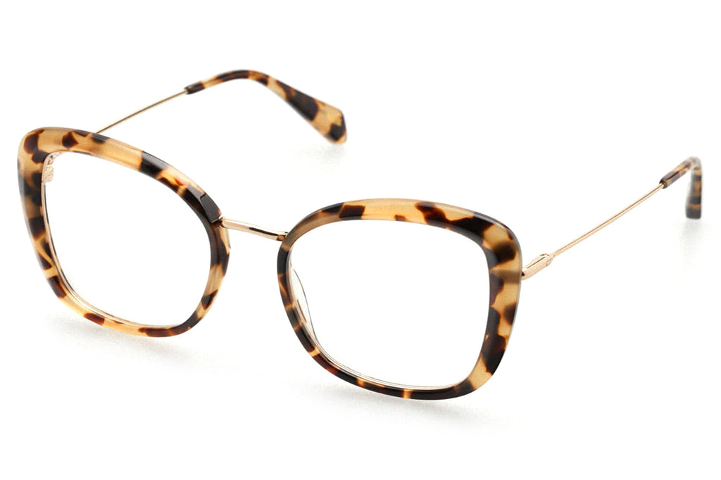 Kaleos Eyehunters - Carlini Eyeglasses Brown Tortoise/Gold