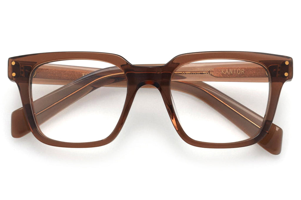 Kaleos Eyehunters - Kantor Eyeglasses Transparent Brown