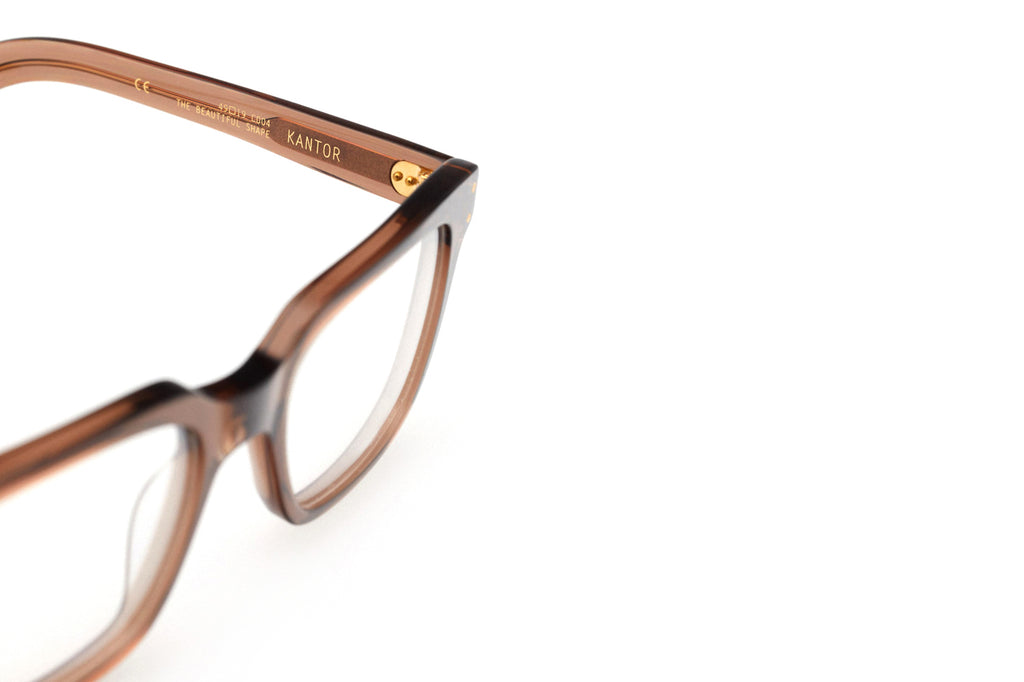 Kaleos Eyehunters - Kantor Eyeglasses Transparent Brown