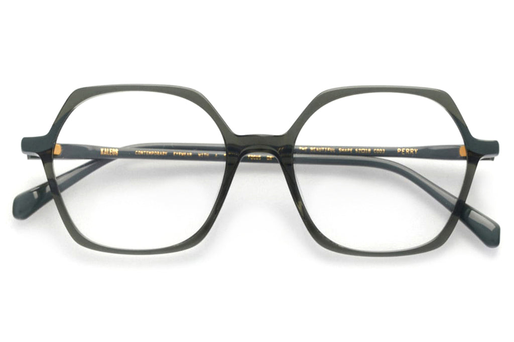 Kaleos Eyehunters - Perry Eyeglasses Transparent Opaque Green