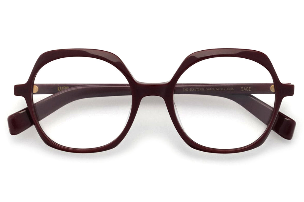 Kaleos Eyehunters - Sage Eyeglasses Monochrome Garnet
