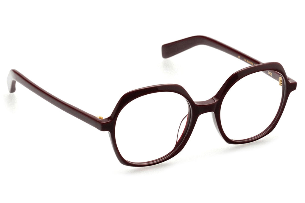 Kaleos Eyehunters - Sage Eyeglasses Monochrome Garnet