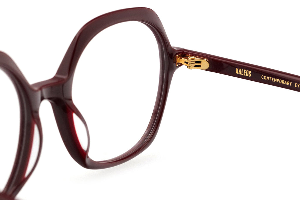 Kaleos Eyehunters - Sage Eyeglasses Monochrome Garnet