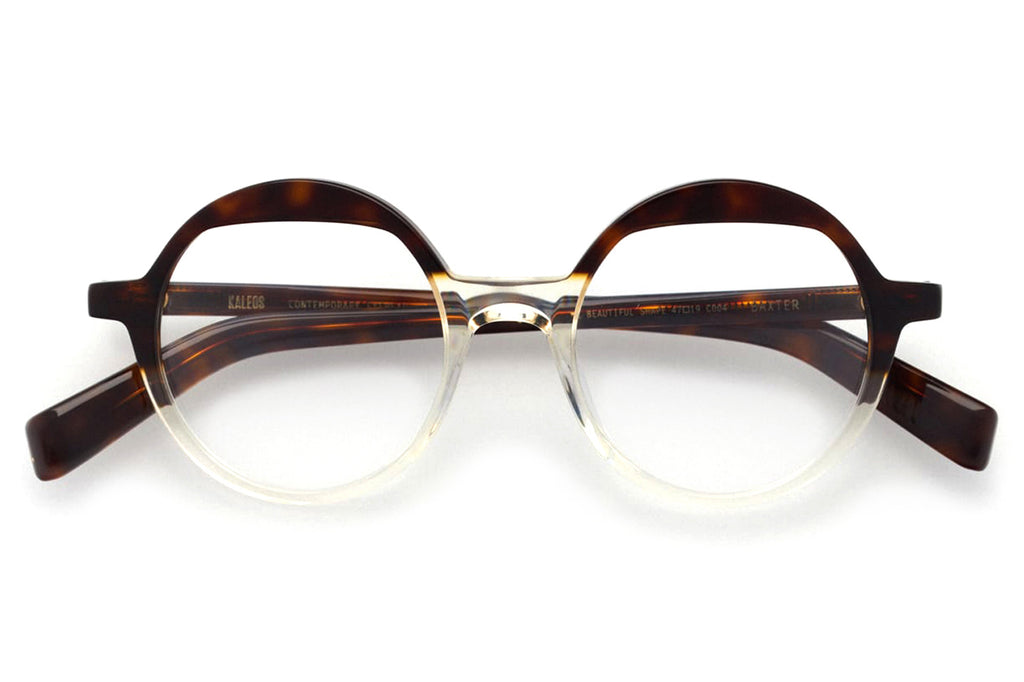 Kaleos Eyehunters - Baxter Eyeglasses Dark Brown Tortoise/Crystal