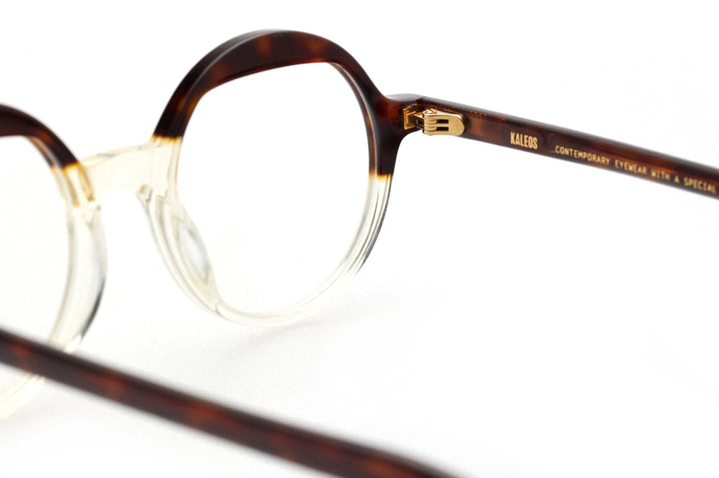Kaleos Eyehunters - Baxter Eyeglasses Dark Brown Tortoise/Crystal