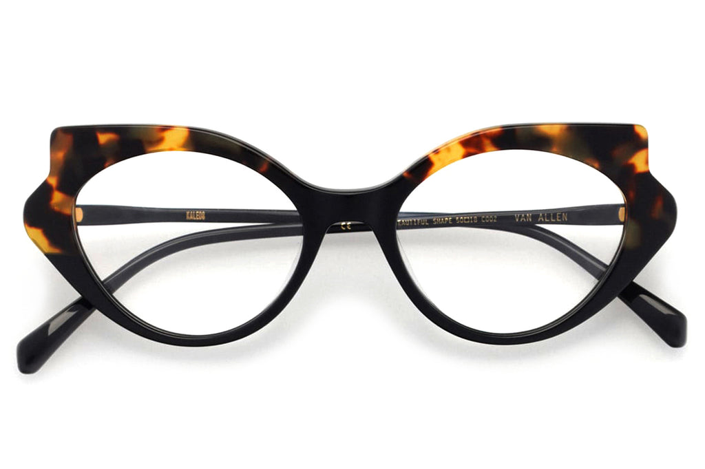 Kaleos Eyehunters - Van Allen Eyeglasses Black/Brown Tortoise