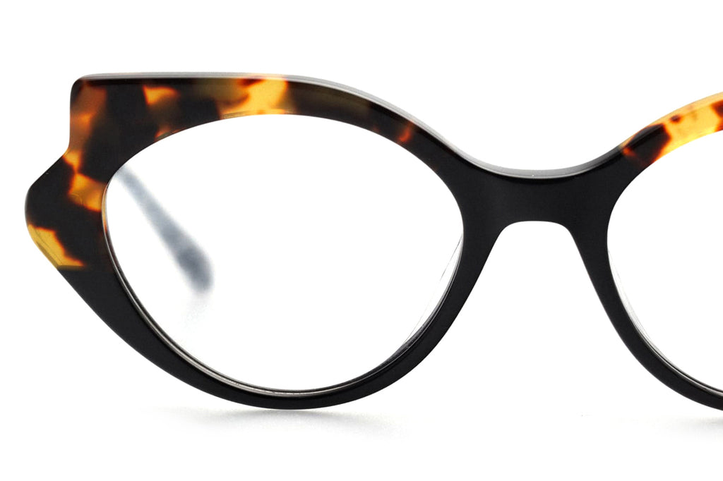 Kaleos Eyehunters - Van Allen Eyeglasses Black/Brown Tortoise