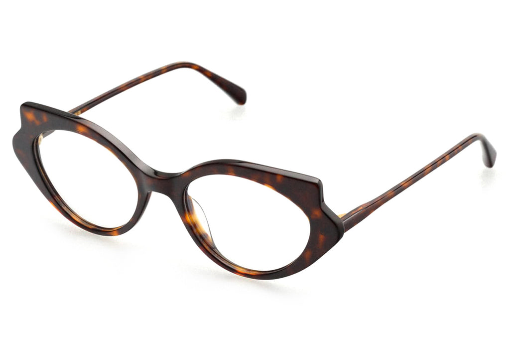 Kaleos Eyehunters - Van Allen Eyeglasses Dark Brown Havana