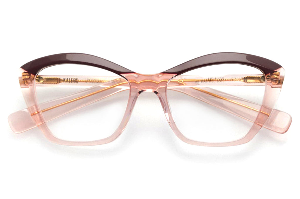 Kaleos Eyehunters - Faye Eyeglasses Transparent Pink/Garnet