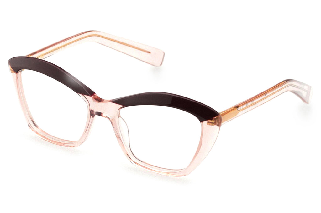 Kaleos Eyehunters - Faye Eyeglasses Transparent Pink/Garnet