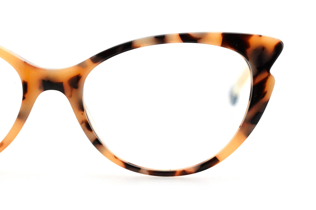 Kaleos Eyehunters - Adams Eyeglasses Spotted Beige Tortoise