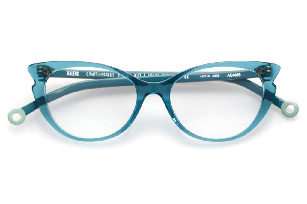 Kaleos Eyehunters - Adams Eyeglasses Translucent Turquoise