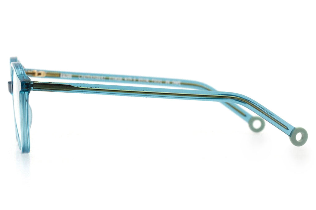 Kaleos Eyehunters - Kusakabe Eyeglasses Transparent Dark Turquoise