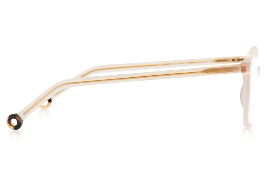 Kaleos Eyehunters - Kusakabe Eyeglasses Translucent Light Pink