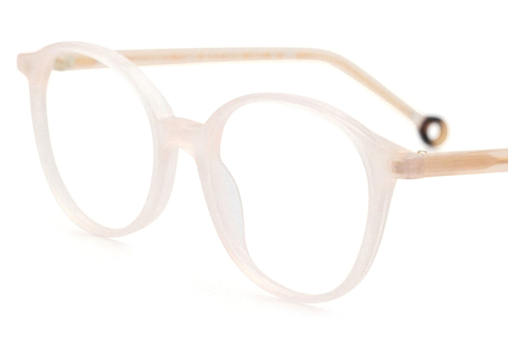 Kaleos Eyehunters - Kusakabe Eyeglasses Translucent Light Pink