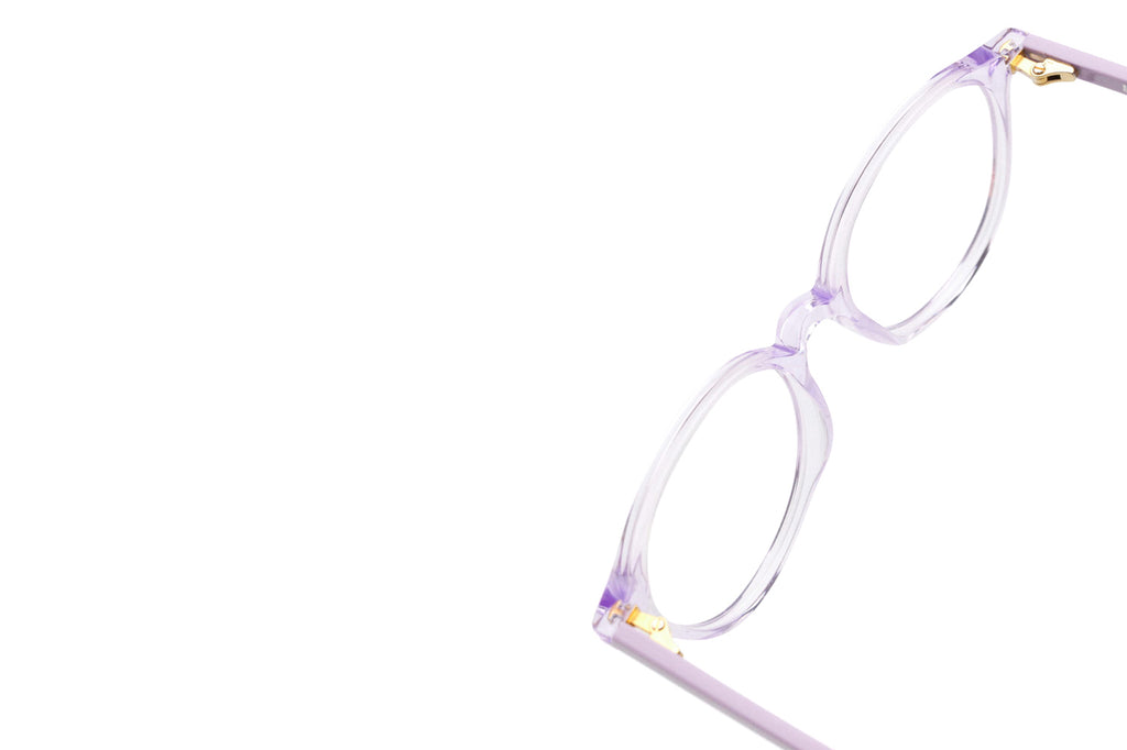 Kaleos Eyehunters - Kusakabe Eyeglasses Translucent Lilac