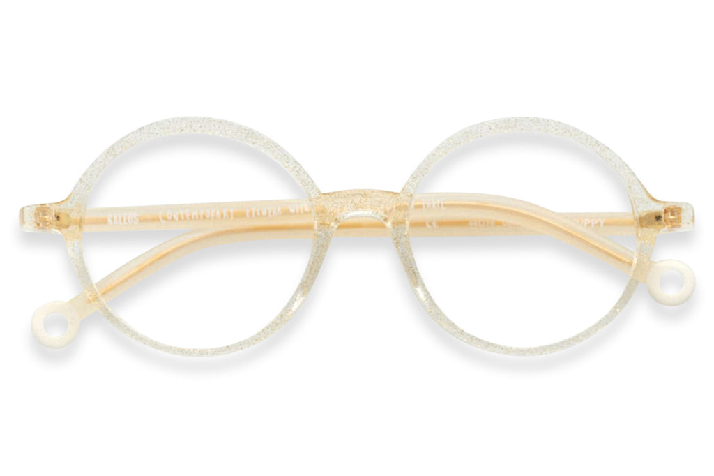 Kaleos Eyehunters - Hushpuppy Eyeglasses Transparent Beige with Glitters