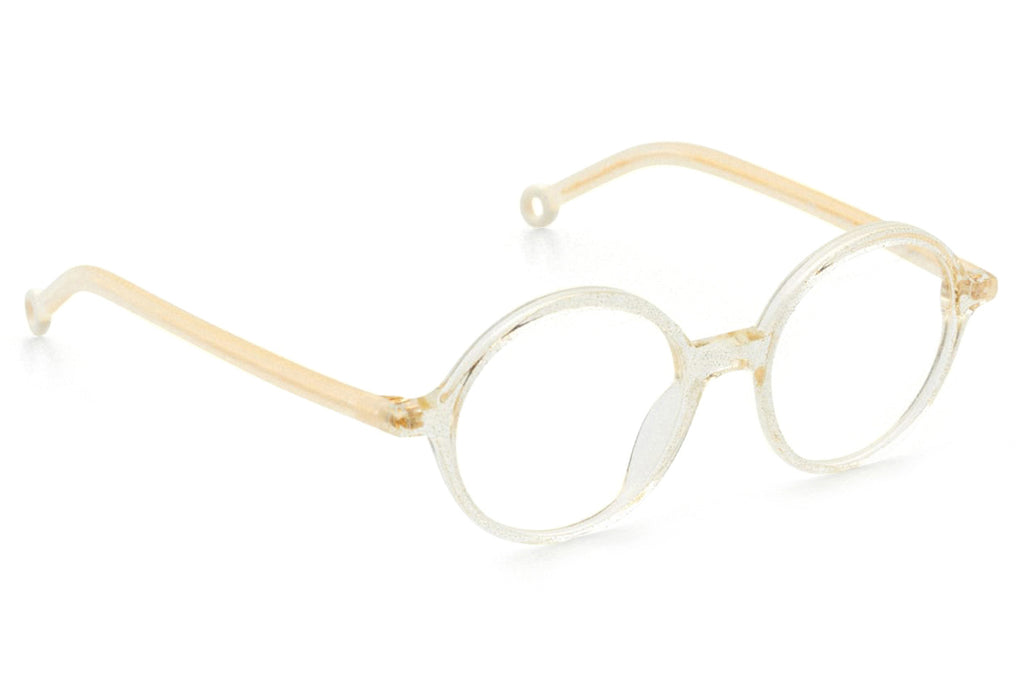 Kaleos Eyehunters - Hushpuppy Eyeglasses Transparent Beige with Glitters