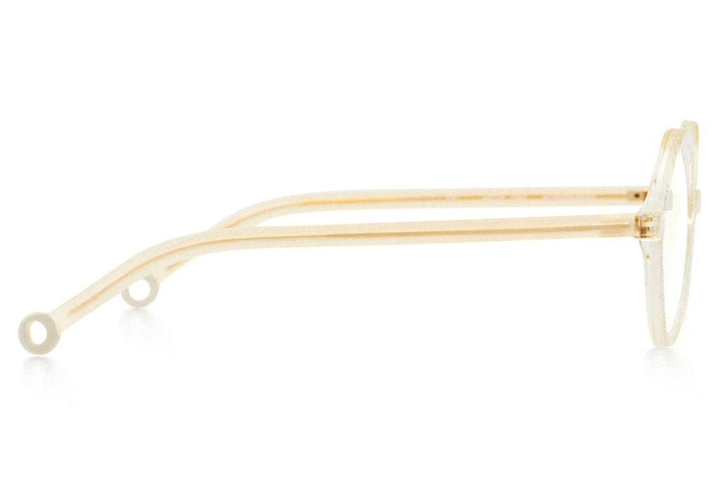Kaleos Eyehunters - Hushpuppy Eyeglasses Transparent Beige with Glitters