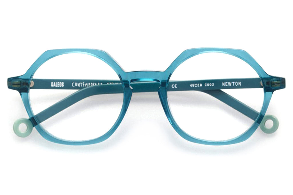 Kaleos Eyehunters - Newton Eyeglasses Transparent Dark Turquoise