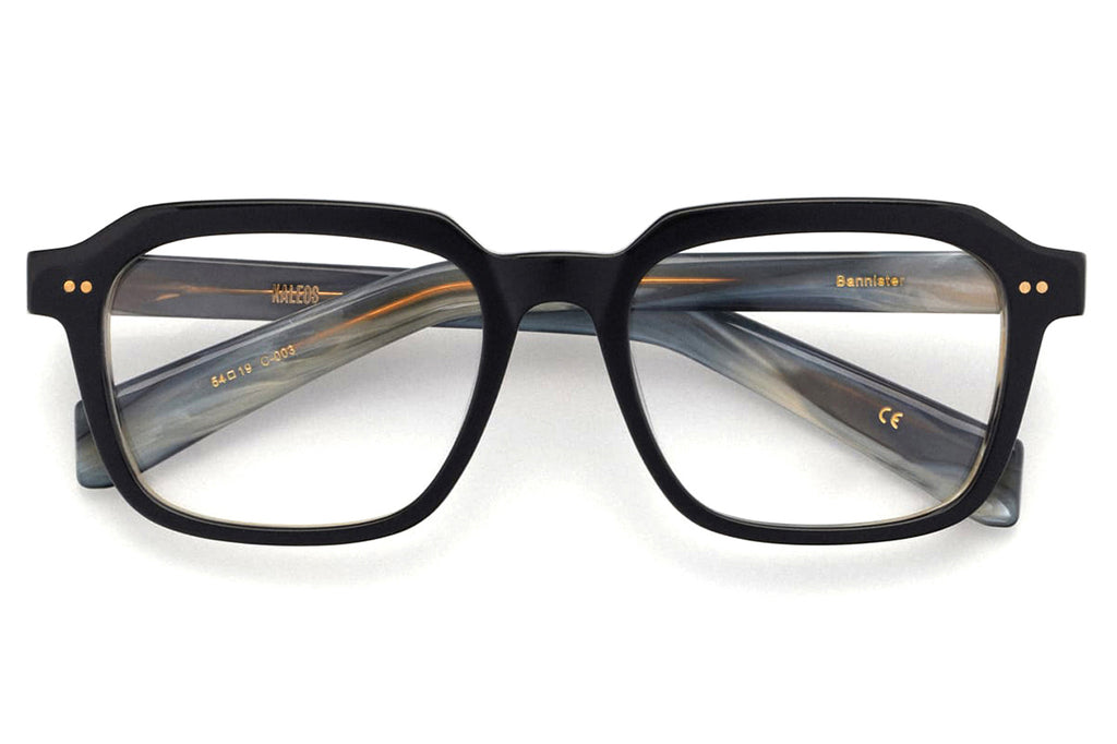 Kaleos Eyehunters - Bannister Eyeglasses Black/Havana Horn