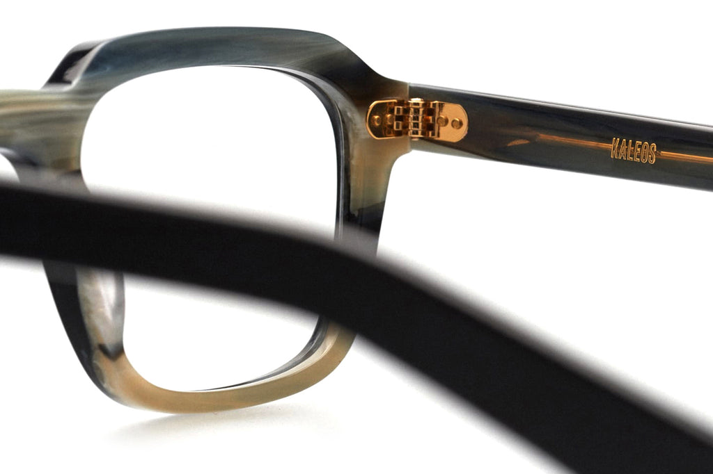 Kaleos Eyehunters - Bannister Eyeglasses Black/Havana Horn