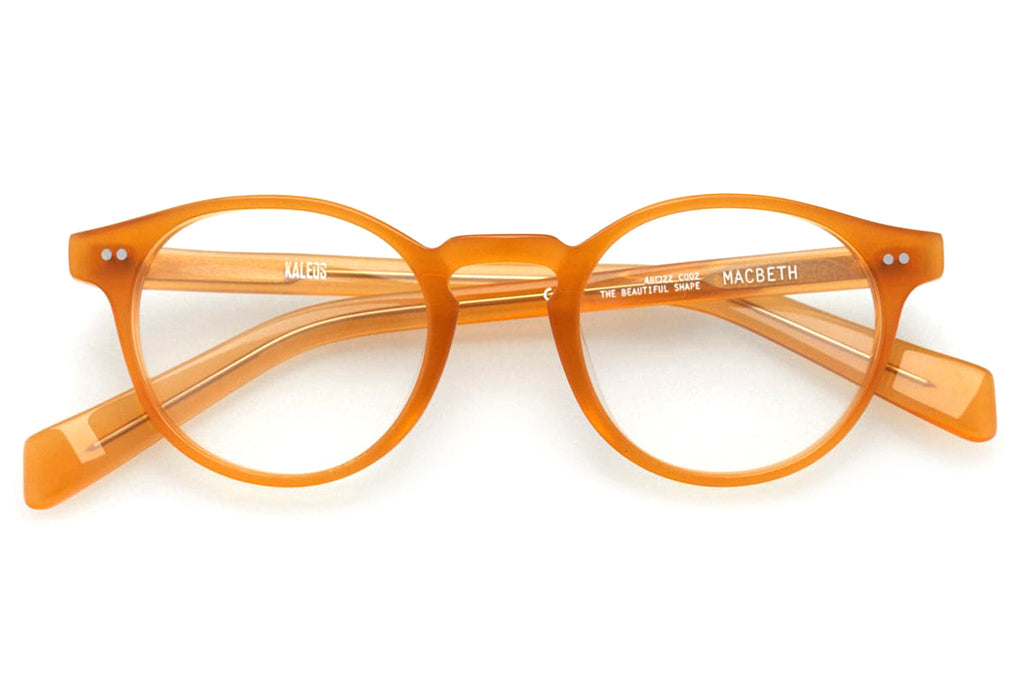 Kaleos Eyehunters - Macbeth Eyeglasses Amber