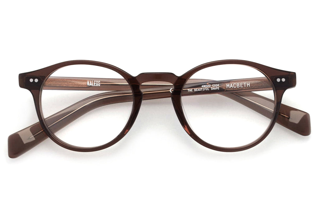 Kaleos Eyehunters - Macbeth Eyeglasses Transparent Brown