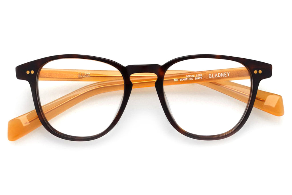 Kaleos Eyehunters - Gladney Eyeglasses Dark Brown Tortoise