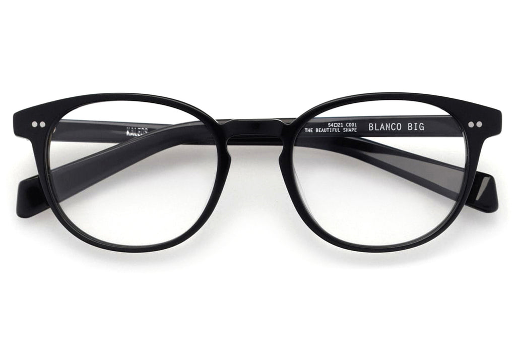 Kaleos Eyehunters - Blanco Big Eyeglasses Black