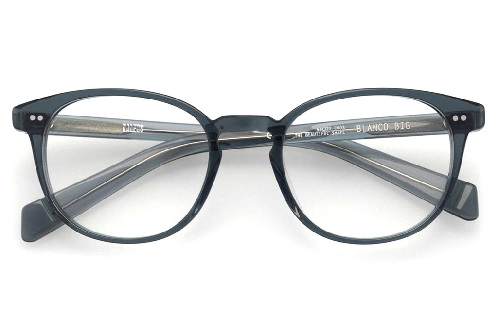 Kaleos Eyehunters - Blanco Big Eyeglasses Transparent Grey