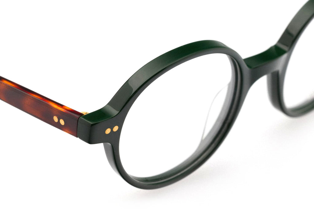 Kaleos Eyehunters - Legat Eyeglasses Opaque Dark Green
